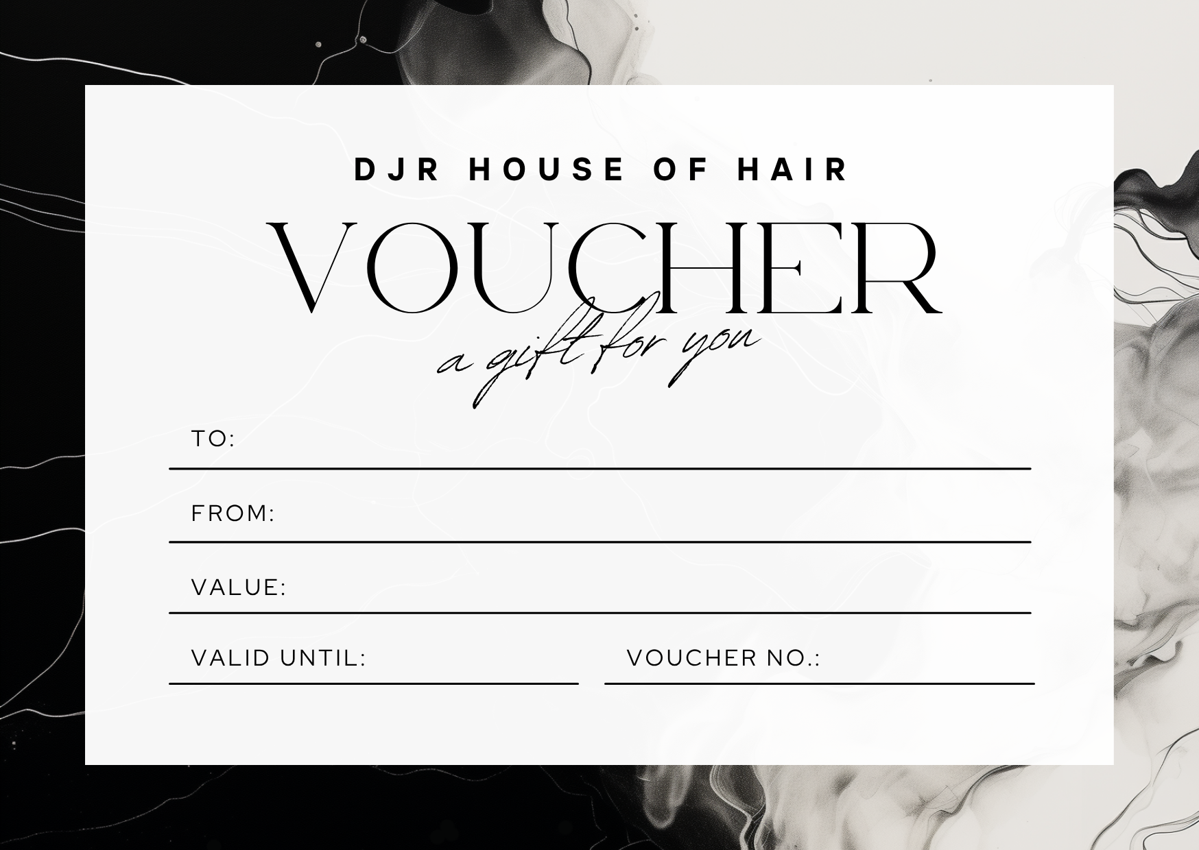 DJR House Of Hair Gift Card